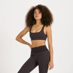 Lux Rib Daily Bra | Quartz Heather