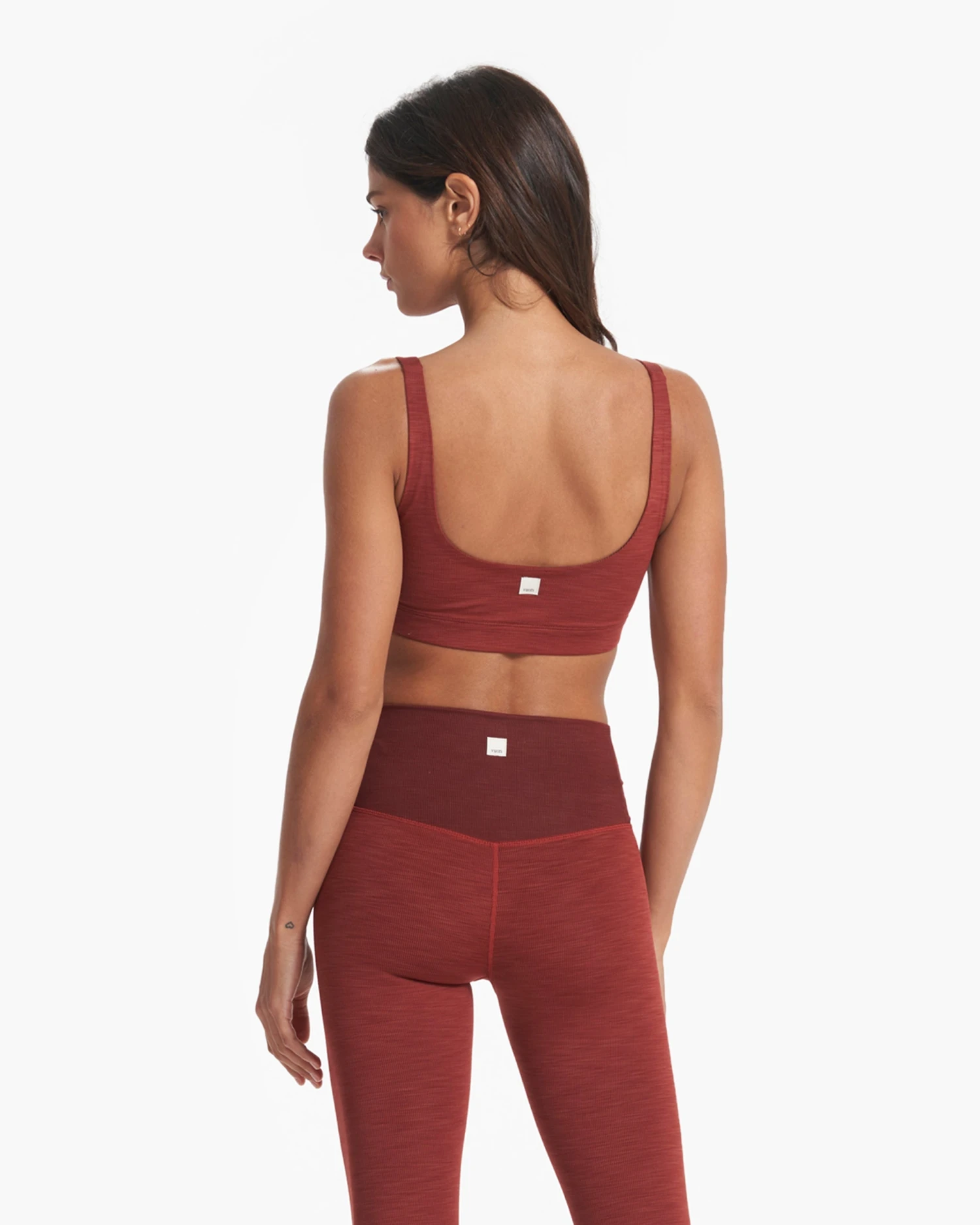 Lux Rib Daily Bra | Currant Heather - Image 3