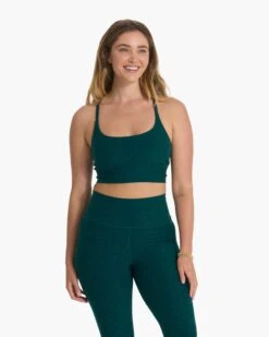 Long Line Elevation Bra | Jade Heather