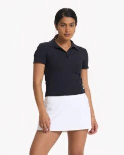 Pose Fitted Polo | Black