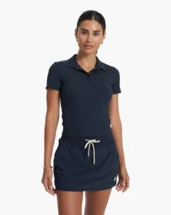 Pose Fitted Polo | Ink