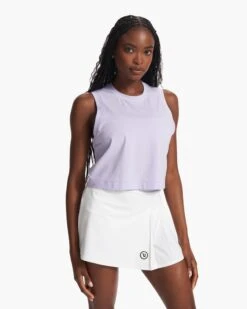 Feather Crop Tank | Zinnia