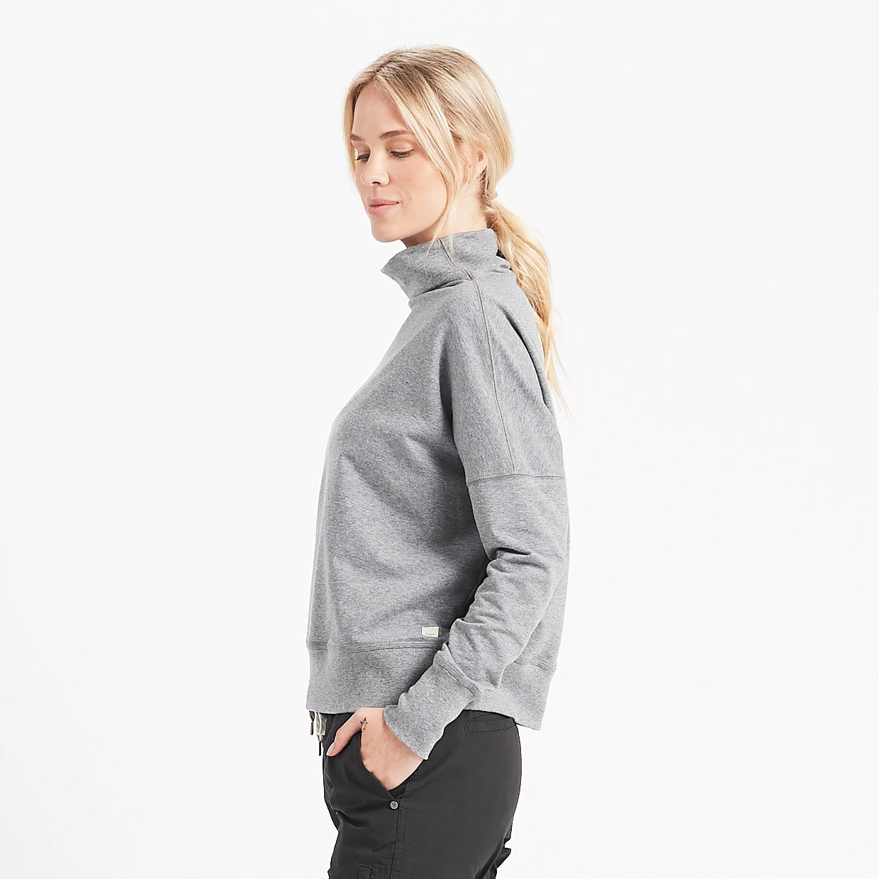 Cleo Sweatshirt | Heather Grey - Image 2