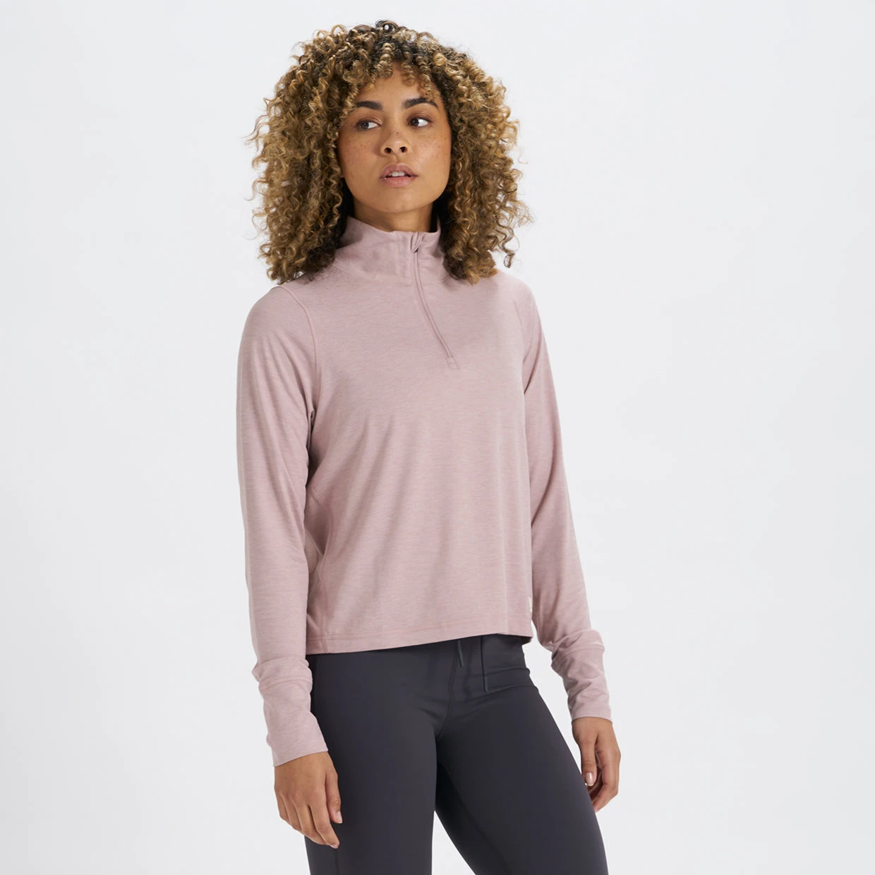 Crescent Half Zip | Dusk Heather - Image 2