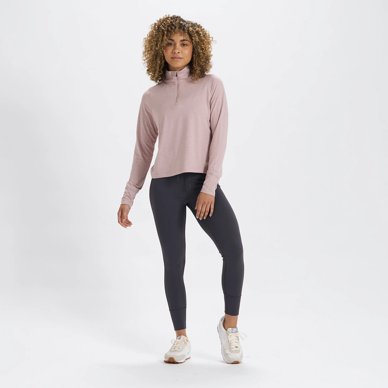 Crescent Half Zip | Dusk Heather - Image 4