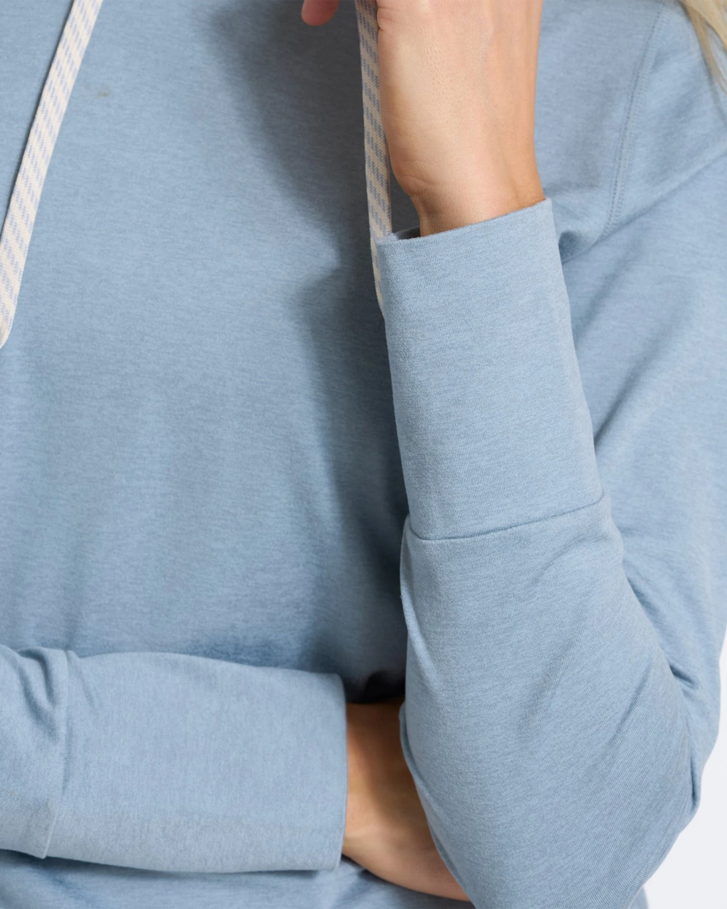 Halo Essential Hoodie | Light Cloud Heather - Image 4