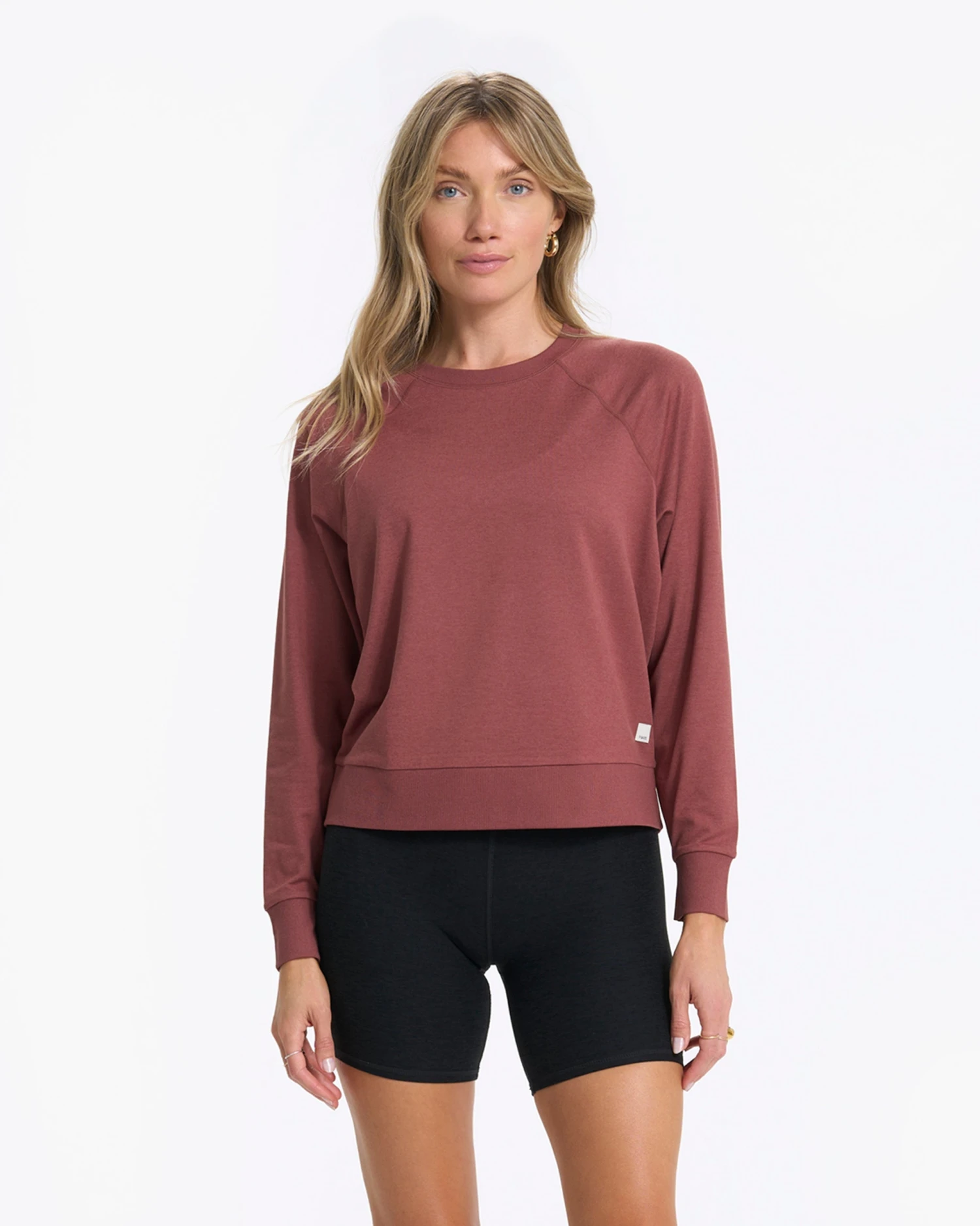Long-Sleeve Halo Crew | Rosewood Heather