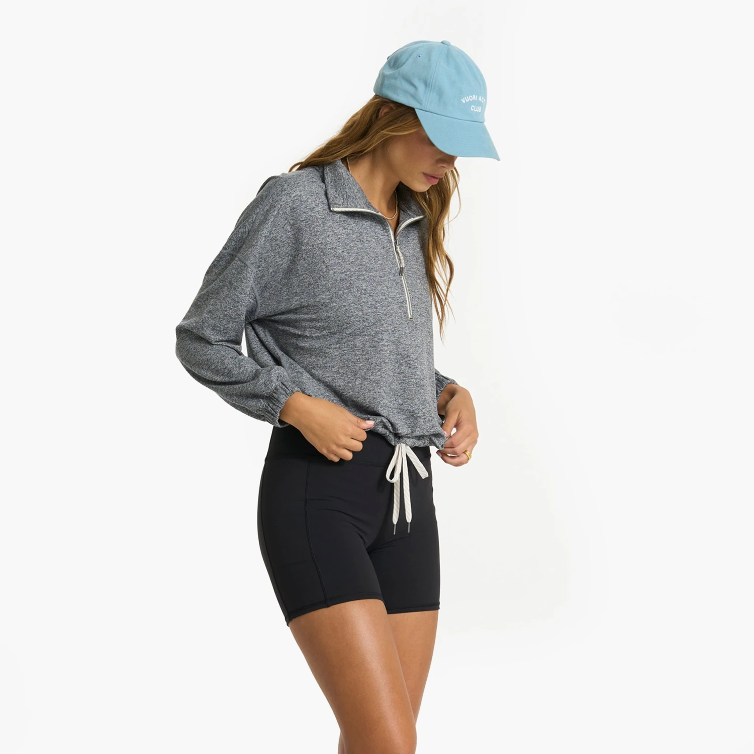 Halo Relaxed Half Zip | Heather Grey - Image 2