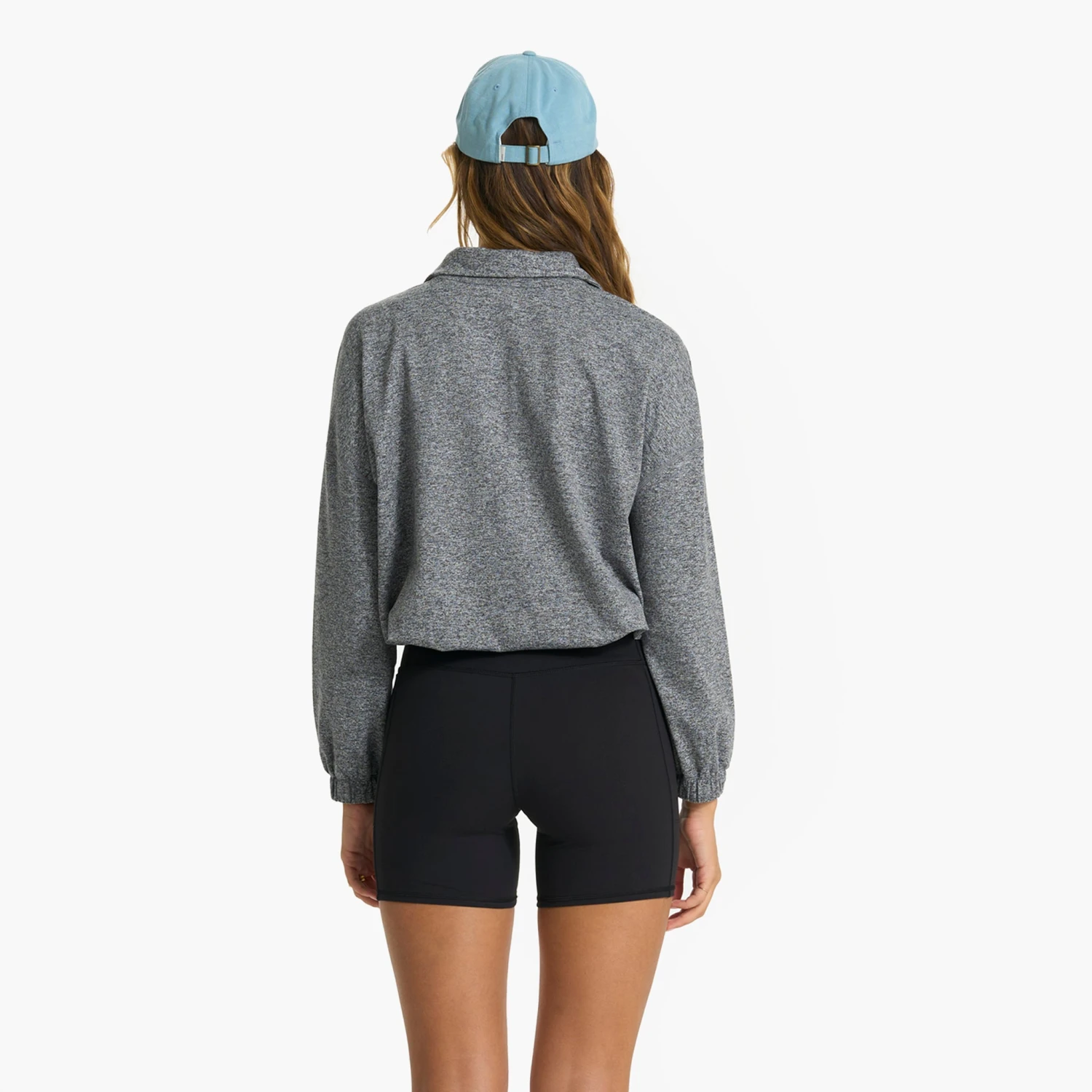 Halo Relaxed Half Zip | Heather Grey - Image 3