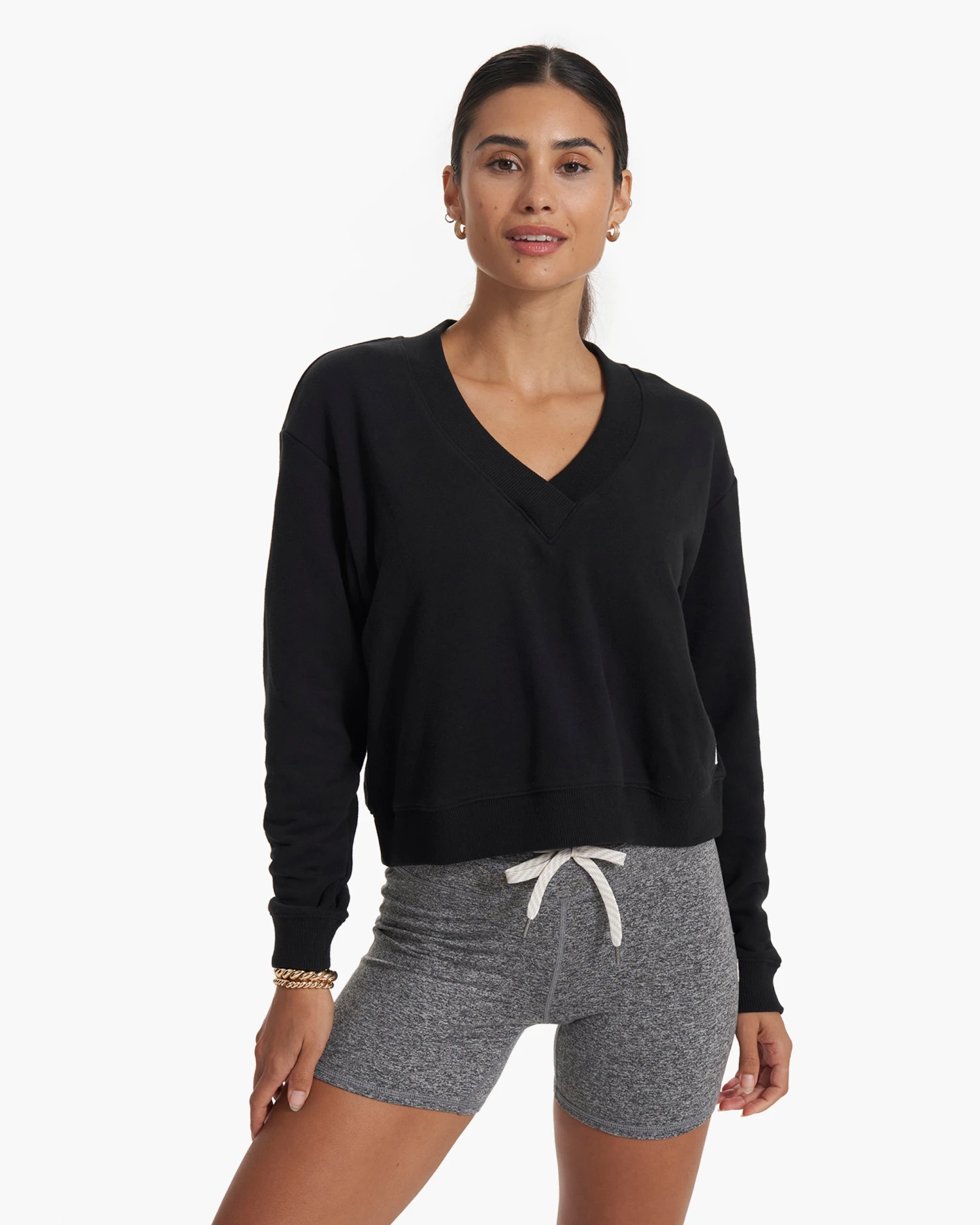 Sedona V Neck | Black