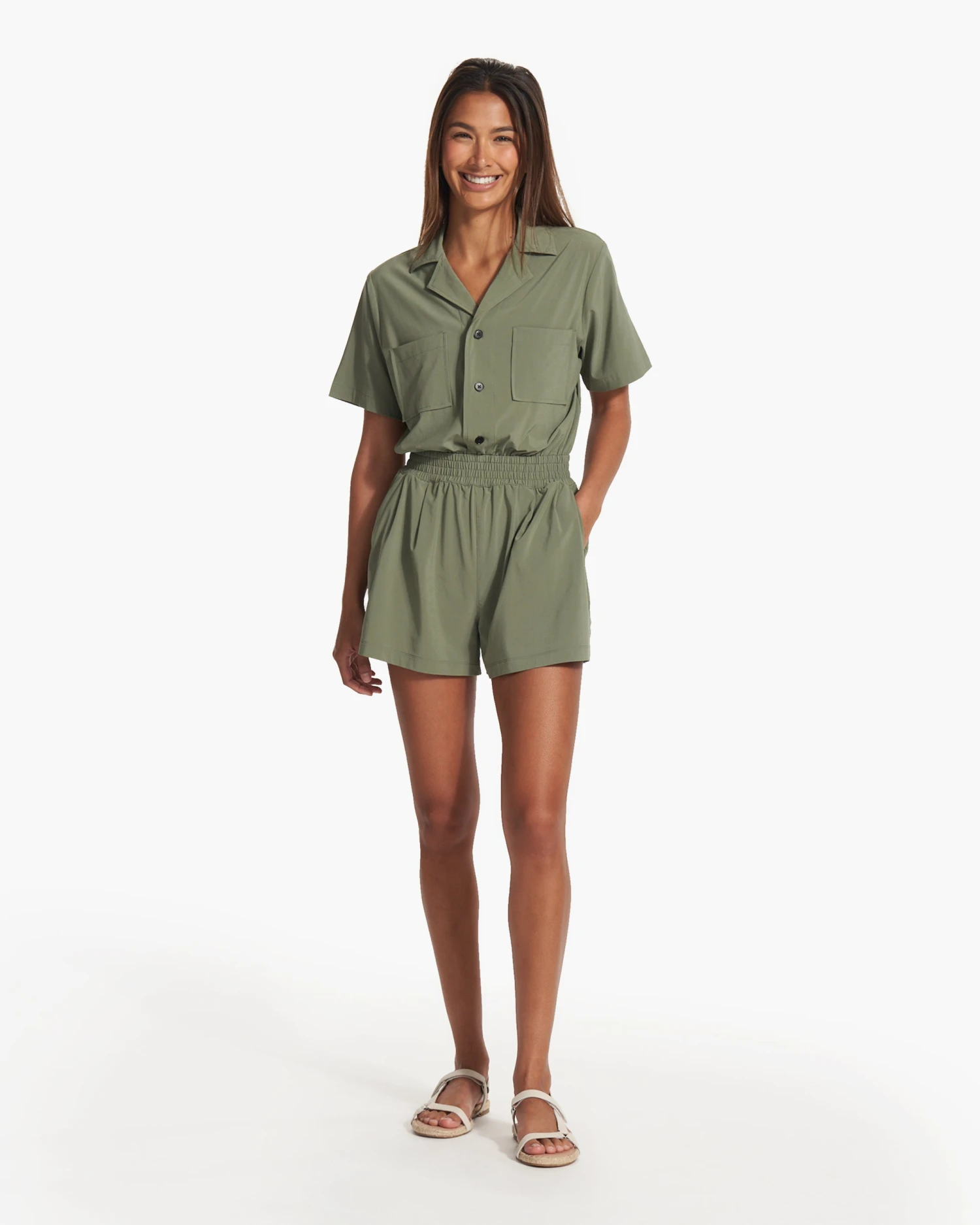Villa Romper | Pistachio