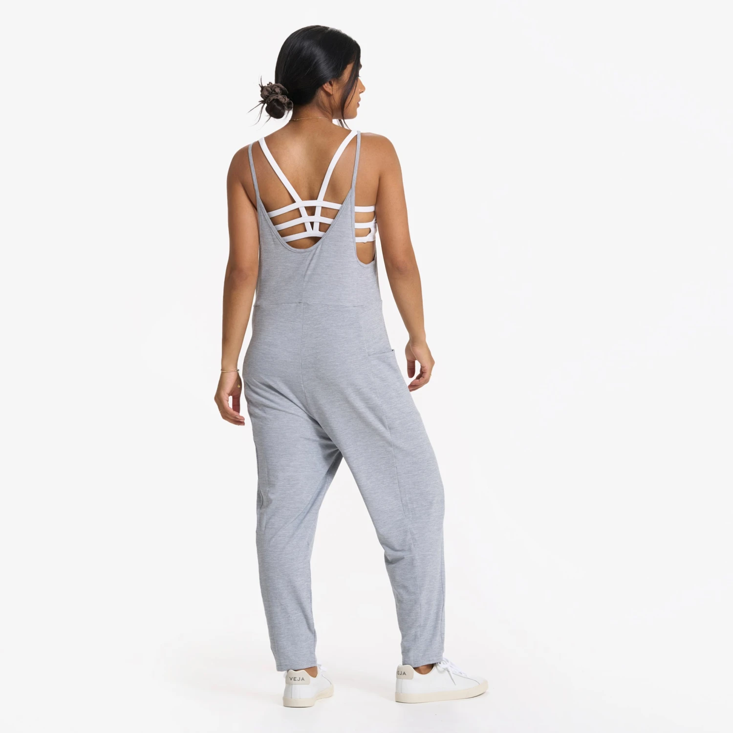 Breezy Jumpsuit | Pale Grey Heather - Image 4