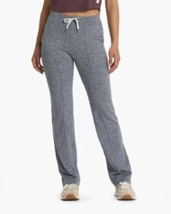 Halo Wide Leg Flare Pant | Heather Grey