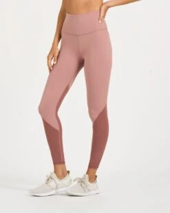 Colorblock Studio Legging | Light Terracotta