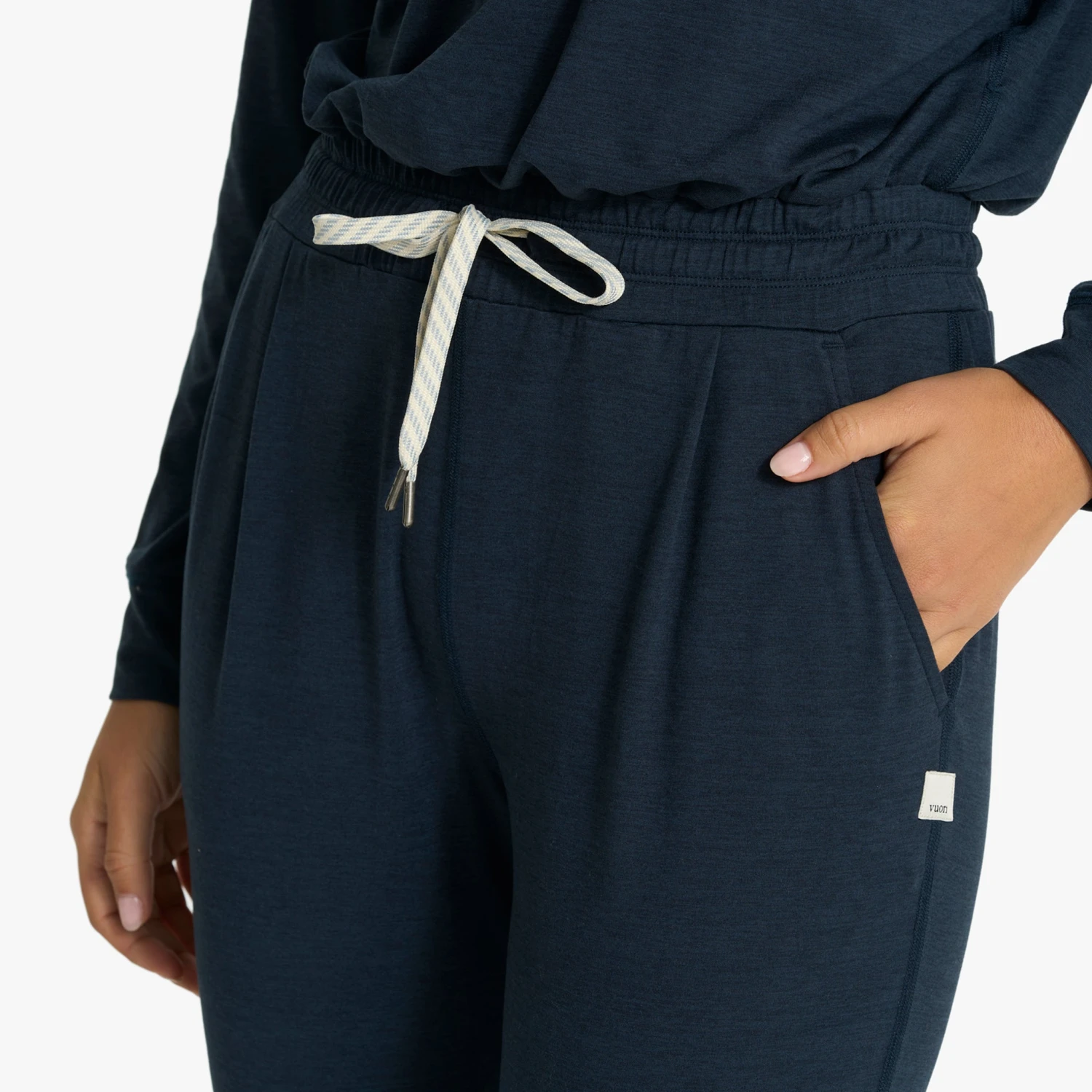 Lux Henley Jumpsuit | Ink Heather - Image 6