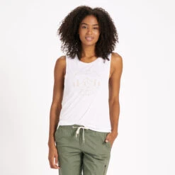 Trees To Seas Tank | White