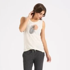 Palm Frond Tank | Natural